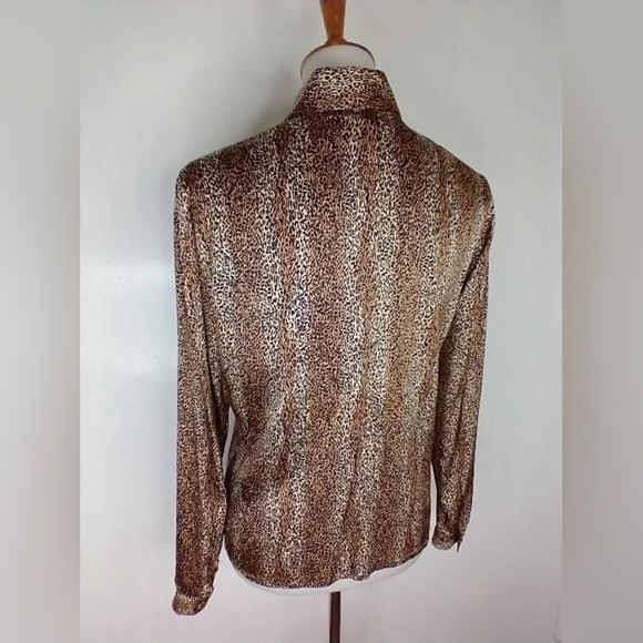 SYLVIA'S LEOPARD PRINT BLOUSE - Picture 6 of 8
